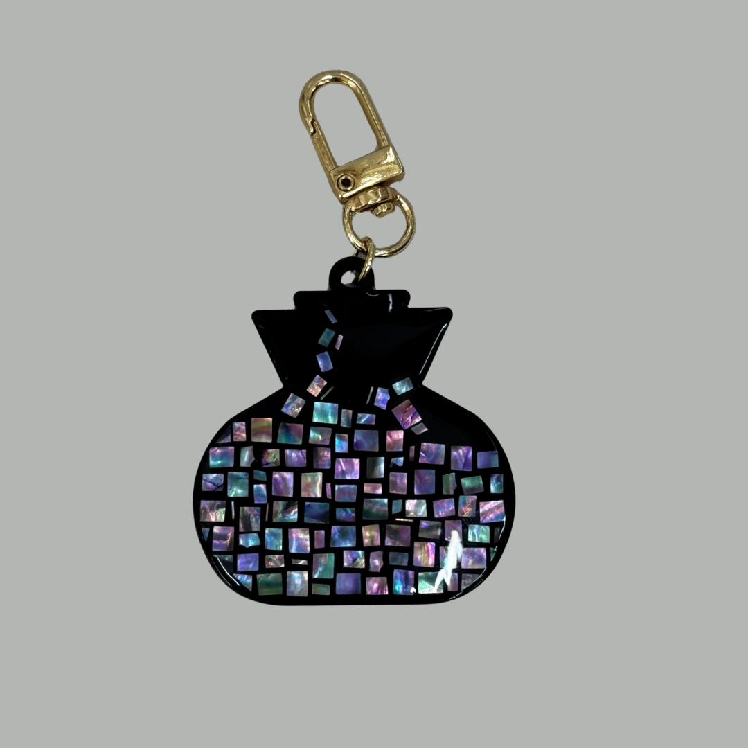 Mother-of-Pearl Key Ring