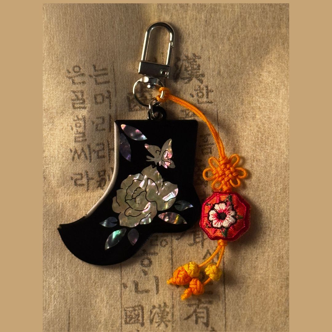 Mother-of-Pearl Key Ring