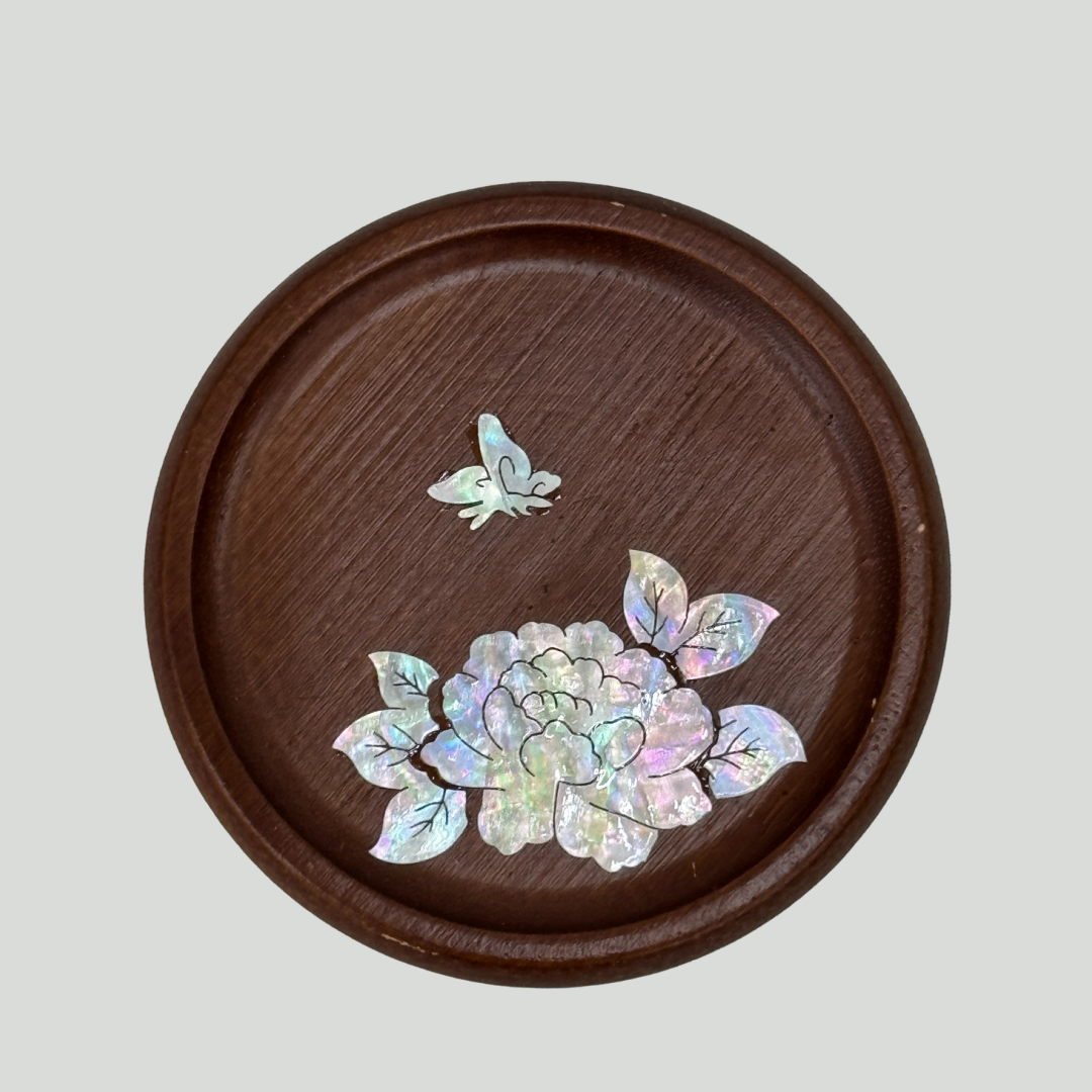 Mother-of-Pearl Coaster Set